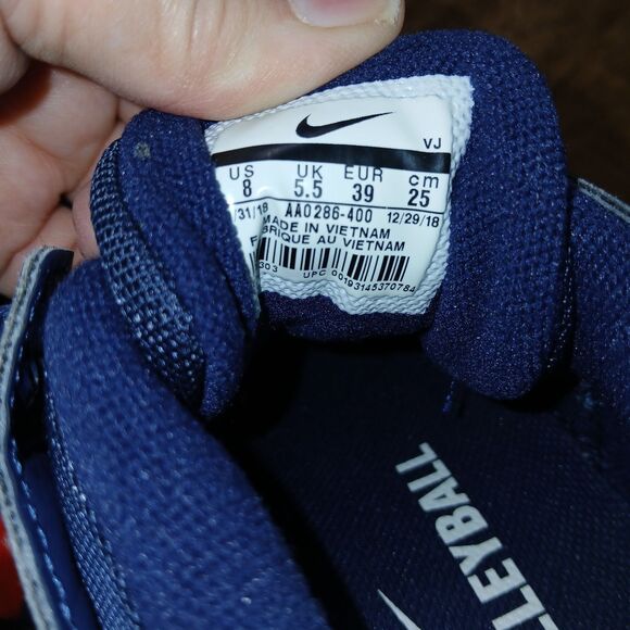 Nike Air Zoom HyperAce 2 Volleyball Shoes Women's Size 8 Navy Blue AA0286-400 - Picture 11 of 13